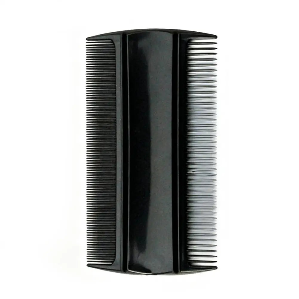 Double Sided Head Lice Comb Fine Tooth Head Lice Flea Remove Hair Combs Dandruff Removal Multicolour Styling Tools Hair Tools Quake black