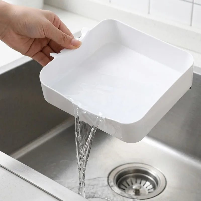 Washing Machine Drainage Tray Drip Tray for Cleaning Lint Filters Water Catch Tray Stops Water Leakage Tool Washing Machine Part Quake