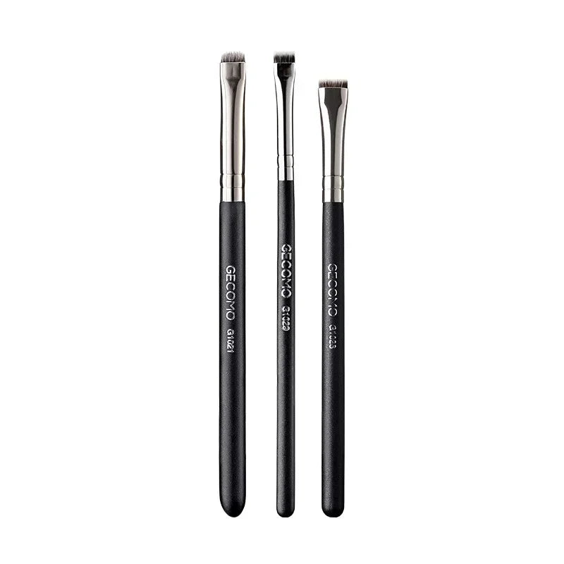 Makeup Brushes Eyeliner Eyebrow Detail Brush Portable Small Angled Flat Round Brush Professional Liner Brow Beauty Make Up Tools Quake 04 3PCS