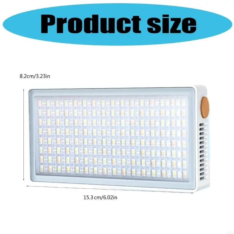 40W Rgbs Video Lighting 24 Dynamic Effects Builts In Cooling Fan Type C Rechargeable K1KF Quake