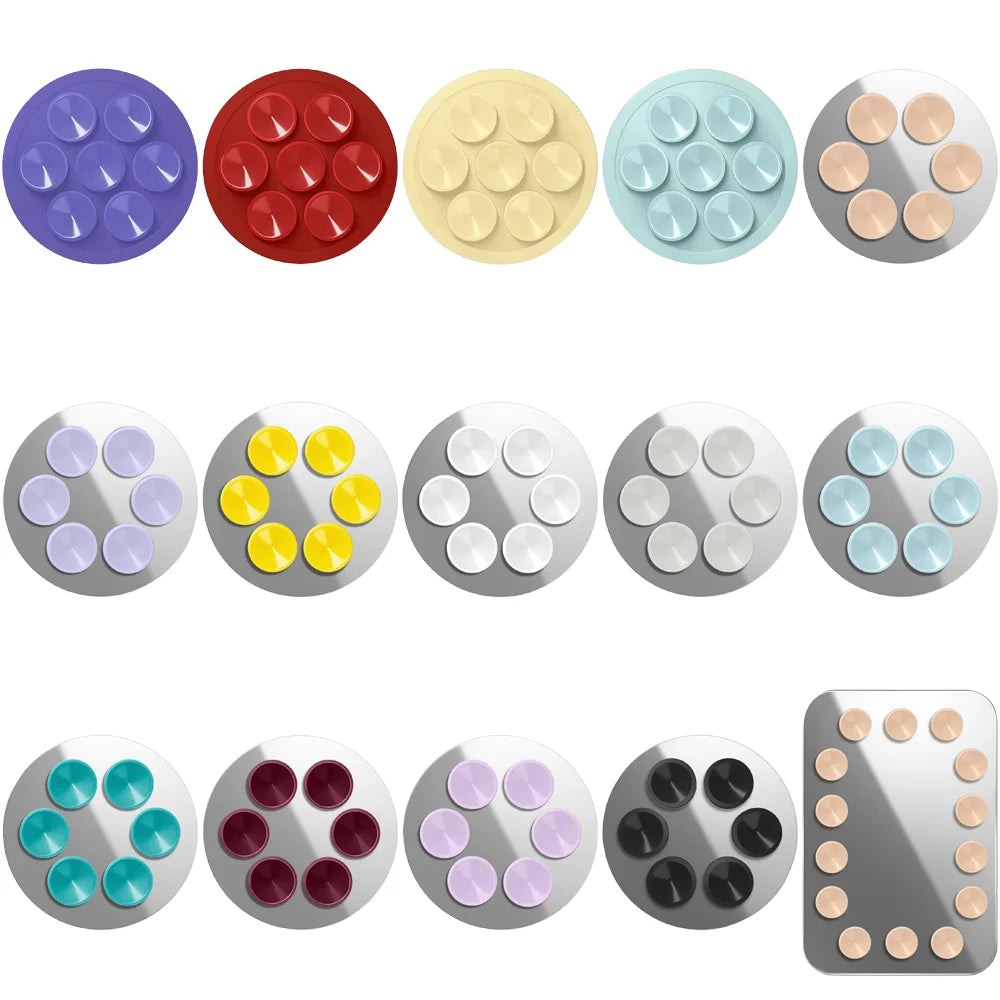 Sucking Disc Multicolor Magnetic Phone Holder Grip Stand for IPhone 18 17 16 15 14 13 Pro Max Case Quake