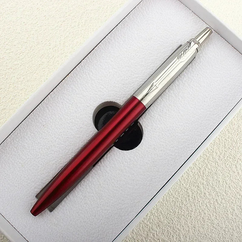 New Luxury Metal Ballpoint Pen Office Commercial Press Metal Pens Gift Automatic Ball Pens for School Quake (NOT BOX) 5