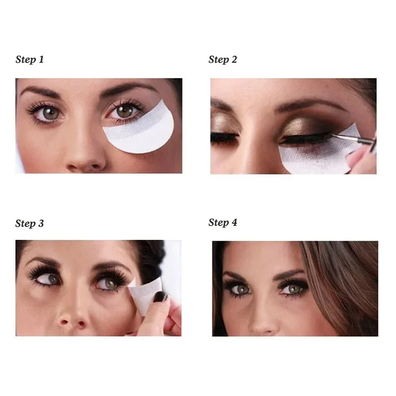 20/30/50pcs Eyelashes Isolate Eyelash Removal Patches Eye Makeup Stencils Disposable Eyeshadow Stickers Eyeliner Shield Grafted Quake