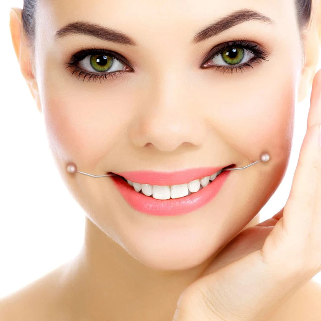 1 Pair Dimple Makers for Cheeks, Dimple Maker Balls for Face, Improve Your Smile,Easy to Wear, Dimple Trainer for Natural Dimple Quake
