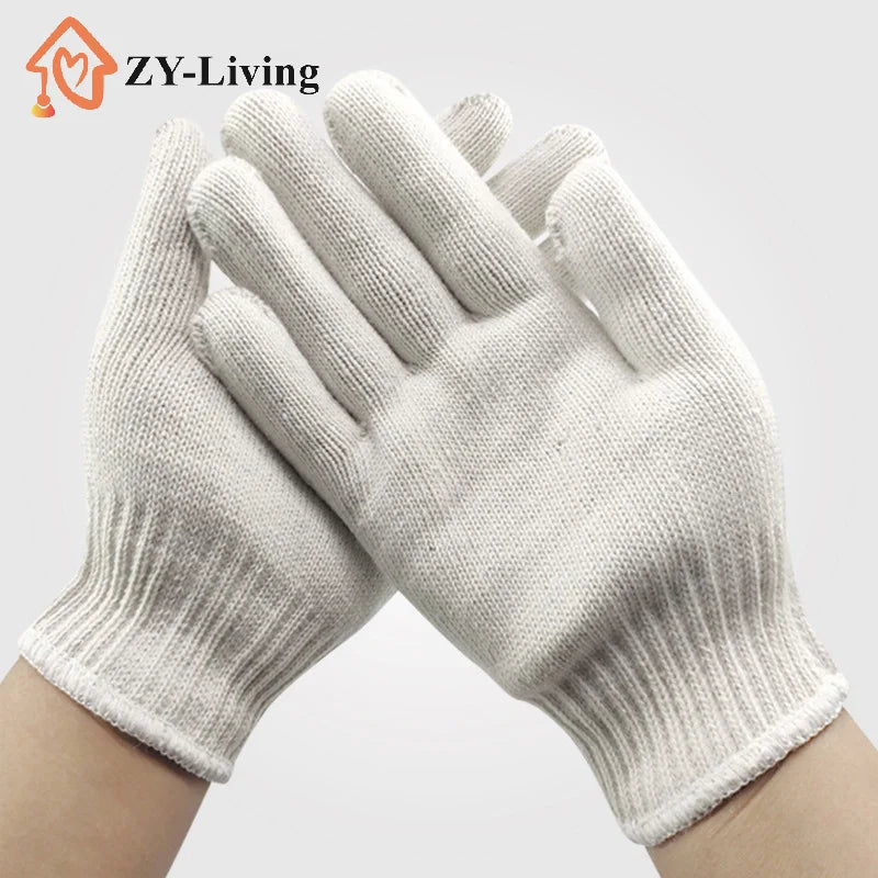 150 Degree High-temperature Heat Resistant Anti Burn Heatproof Gloves Oven Kitchen White Gloves Insulation Workshop Mould Gloves Quake