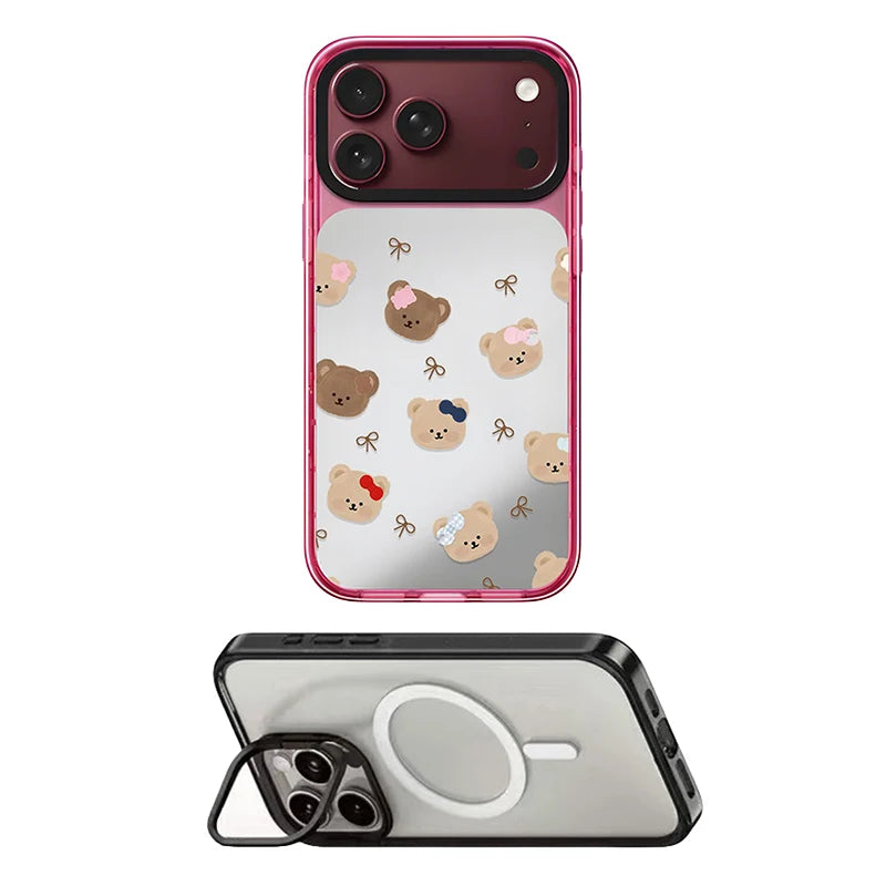 6092077 Impact Case - Mirror / Glaze Magnetic Cover: Compatible with IPhone 18 17 Pro Max 18Pro Quake stand (MagSafe) 2 for iPhone 17 Pro