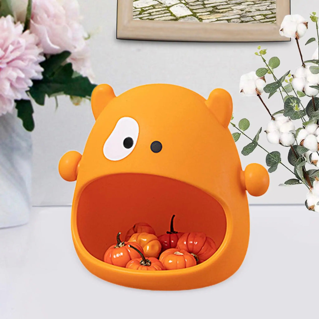 Storage Box Silicone Serving Tray Jewelry Decor Organizer Table Centerpiece for Entrance Cabinet Living Room Desk Countertop Quake
