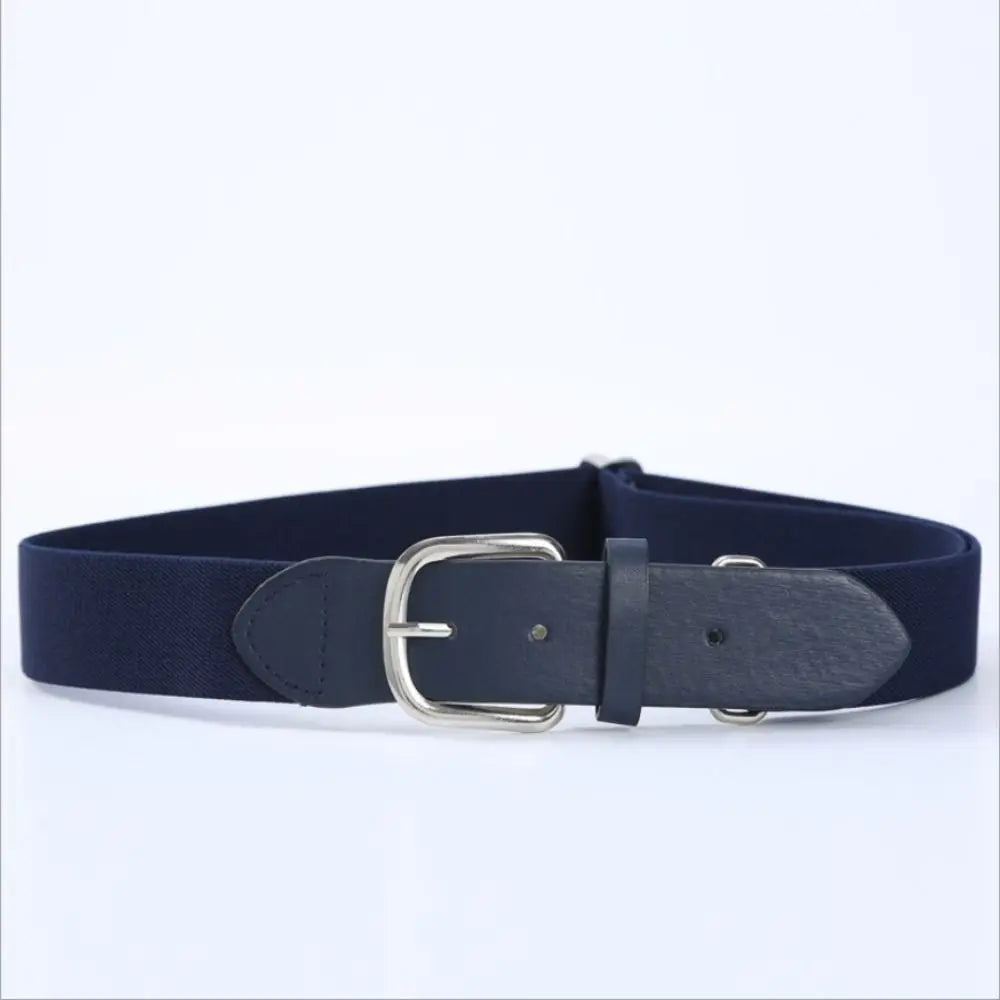 Decoration Adjustable Children Waistband Waiststrap Elastic WaistBelt Baseball Belt Quake navy