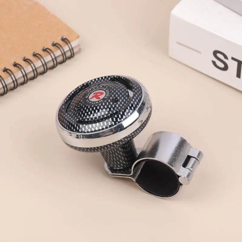 Car Steering Wheel Booster Ball Turning Spinner Knob Bearing Power Handle Rotating Universal Auto Accessories Labor Saving Kit Quake Plating
