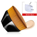 Make up New Magic Makeup Brush Beauty Powder Face Blush Brushes Portable Professional Foundation Brush Large Cosmetics Soft Base Quake Black-With box