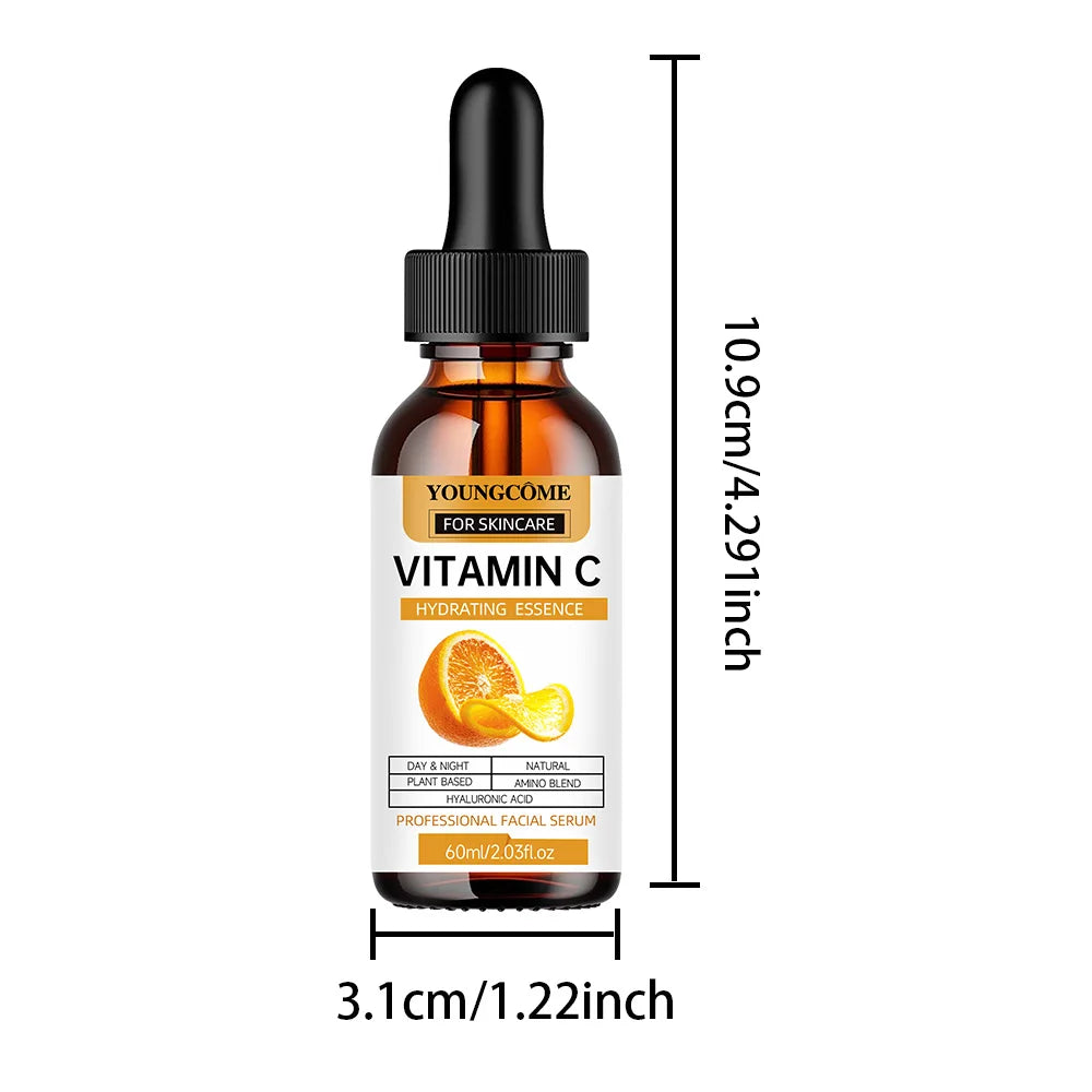 Vitamin C Facial Essence Dark Spot Remover Repair Anti-aging Essence Facial Skin Care Repair Collagen Nourish Skin Care Quake 60ml