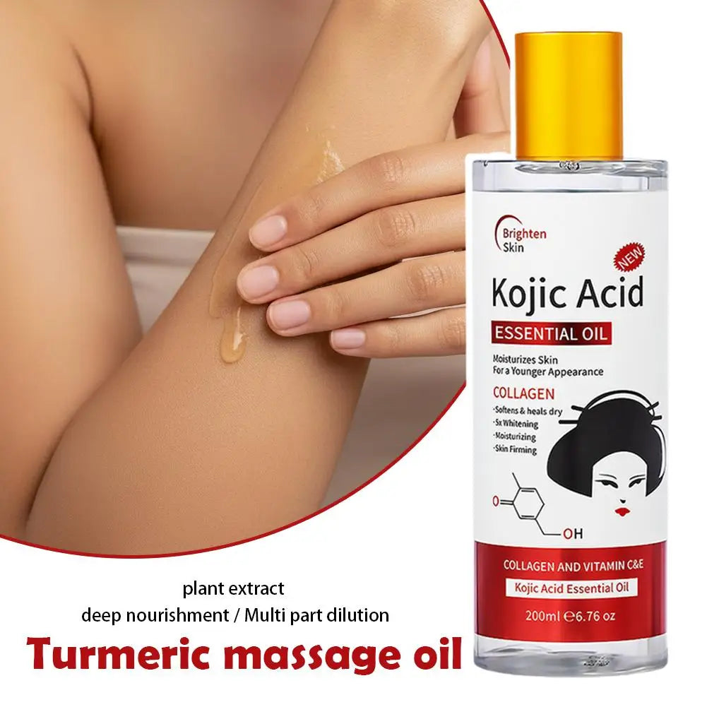 Turmeric Honey Massage Oil 200ml Natural Essential Oils For Deep Tissue Relax Muscles Improve Circulation Scraping Gua Sha Oil Quake
