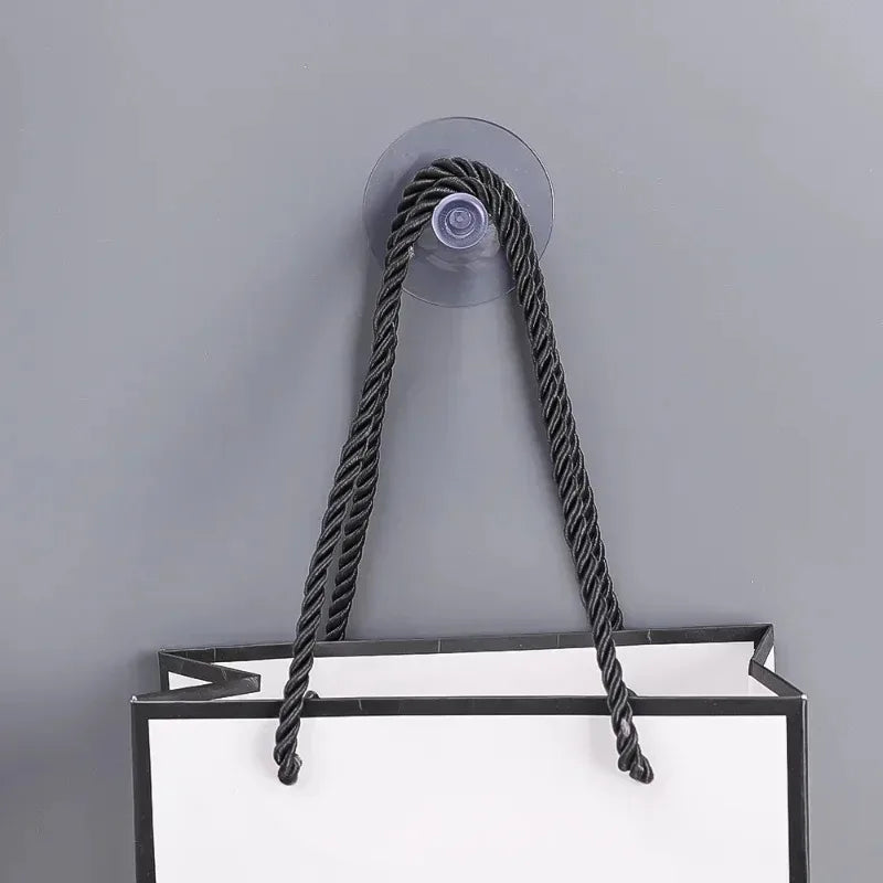 40/5Pcs Mushroom Head Sucker Hooks PVC Transparent Suckers Home Organizers Hanging Suction Cups Car Window Decor Suction Pads Quake
