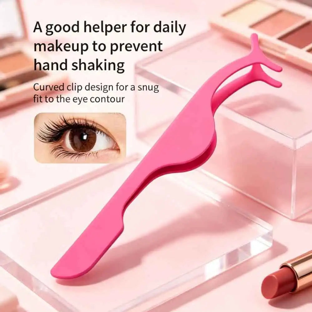 1 Pc False Eyelashes Applicator Fake Eye Lash Makeup Tools TweezerAuxiliary Curler Mink Eyelashes Professional Tweezer Tools Quake