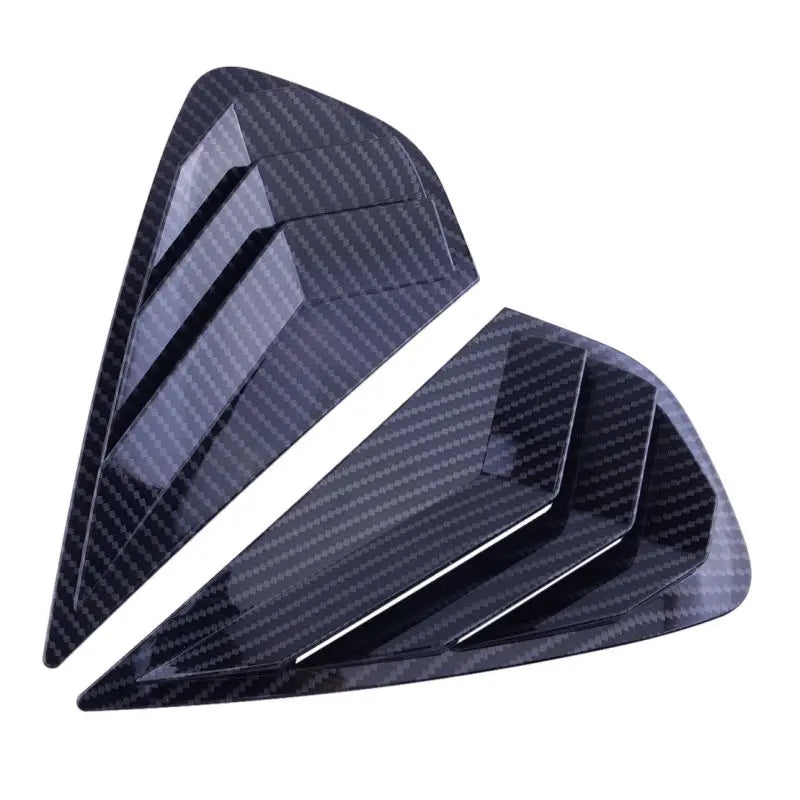 For KIA Forte K3 Sedan 2019-2022 Car Rear Louver Window Side Shutter Cover Trim Sticker Vent Scoop ABS Accessories Vehicle Decor Quake