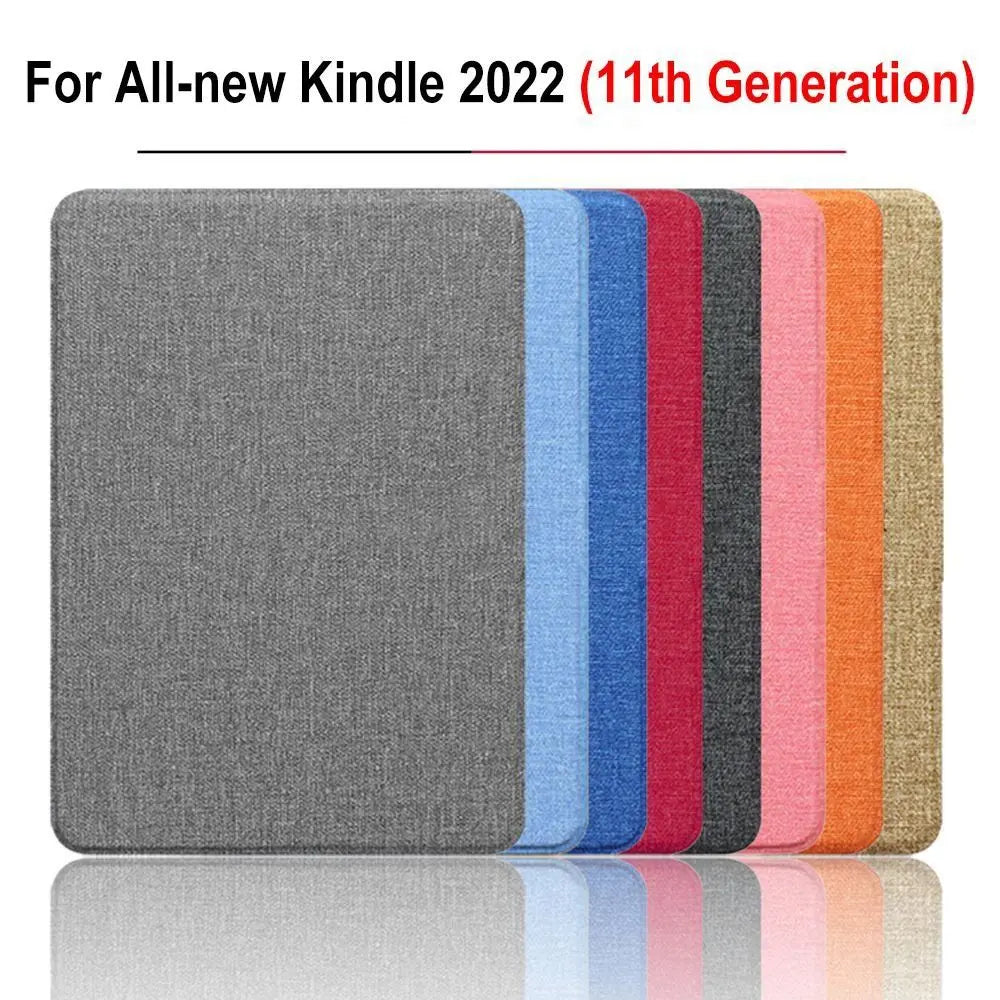 Funda Protective Shell E-Reader Sleeve Smart Cover 6 Inch PU Leather Folio Case For Kindle 11th Generation (2022 Release) Quake