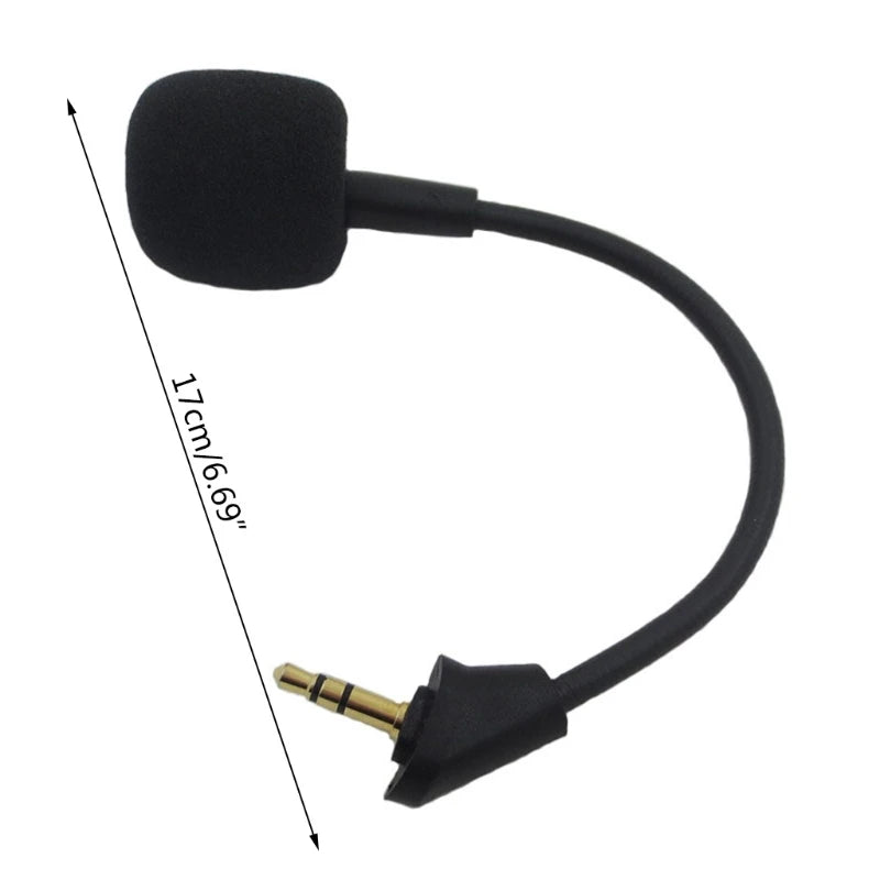 Replacement Mic for Hyper X Cloud for Alpha/Hyper X Cloud for Alpha S Gaming Headset 3.5mm Detachable Microphone K1KF Quake