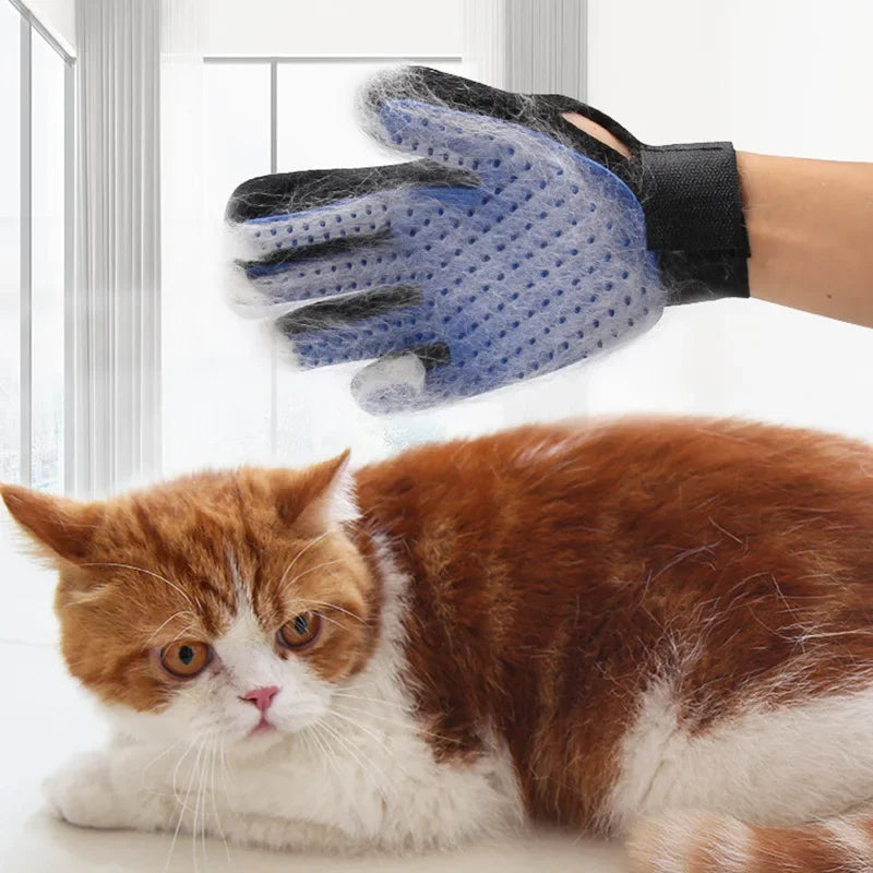 Silicone Pet Gloves Cat Dog Hair Removal Cat Supplies Comb Hair Removal Brush Rubber Sticky Hair Gloves Quake