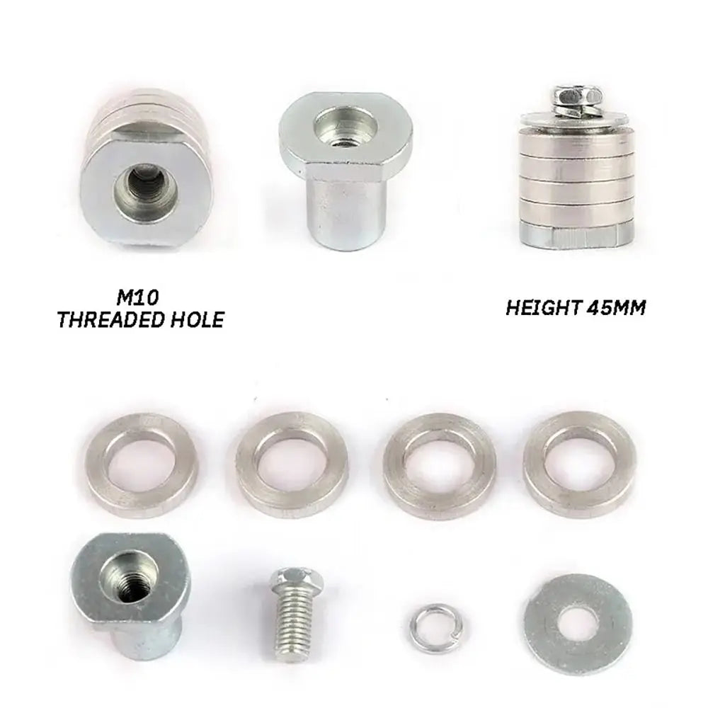 1Pcs Lock Nuts Slotting Angle Grinder Adapter Conversion Kit Power Tool Accessory Grooving Machine Adapter 100/125 Type M14 M10 Quake
