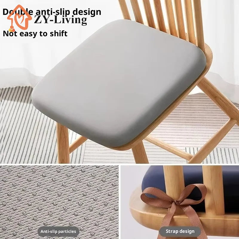 1Pcs 40/45cm Thick Seat Cushion Ultra Soft Memory Foam Office Chair Pad Breathable Rebound Waist Cushion Quake