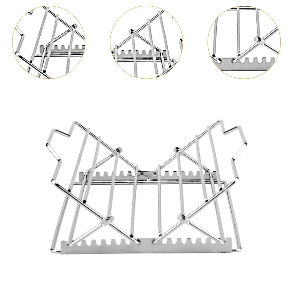 Grill Rack Large Easy to Clean Grilling Accessories for Turkeys Roasts Hams Quake Default Title