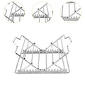 Grill Rack Large Easy to Clean Grilling Accessories for Turkeys Roasts Hams Quake Default Title
