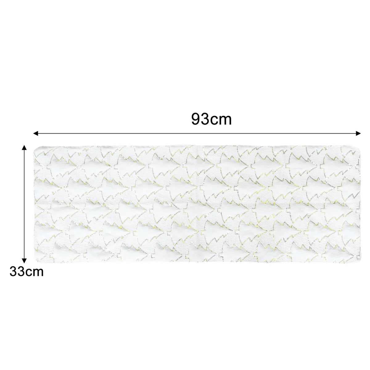 Christmas Plush Table Runner 3D Xmas Tree Pattern Tablecloth New Year Dinner Table Cloth Cover Home Festival Party Decorations Quake White