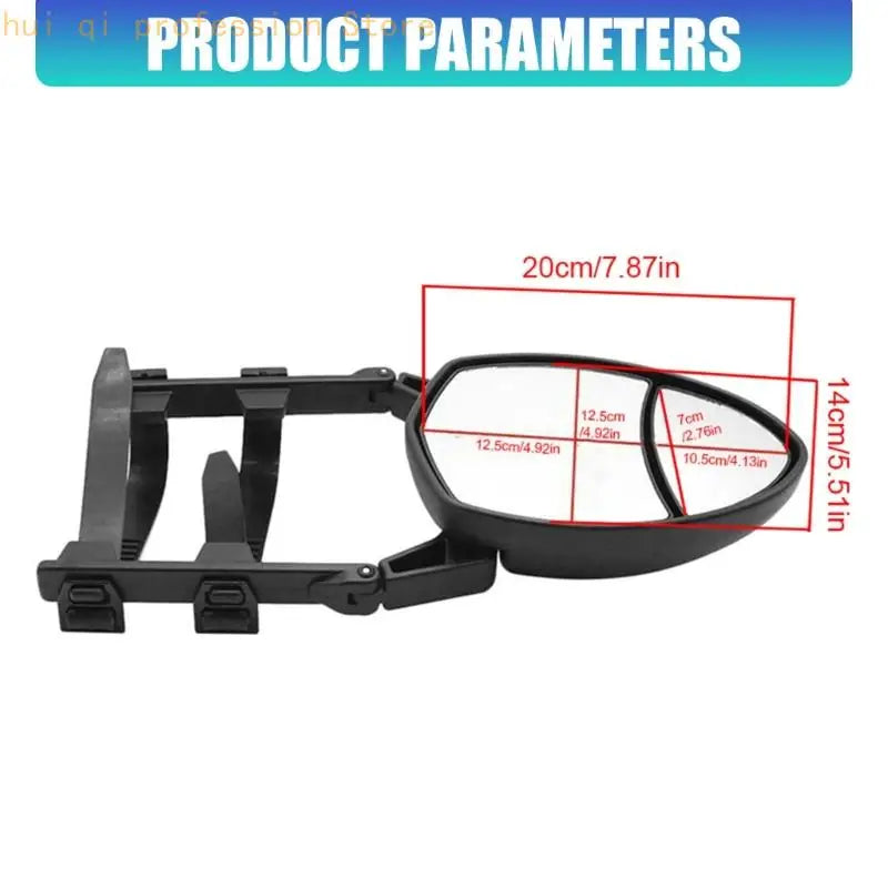 Towing Mirror Add On for Trailer Side View and Rear Observation H8WE Quake