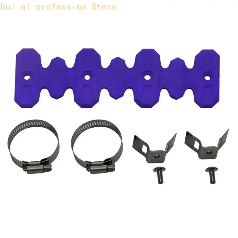 Silicone Exhaust Pipe Guard Temperature Resistance Cover for Car & Motorcycles H8WE Quake Blue CN