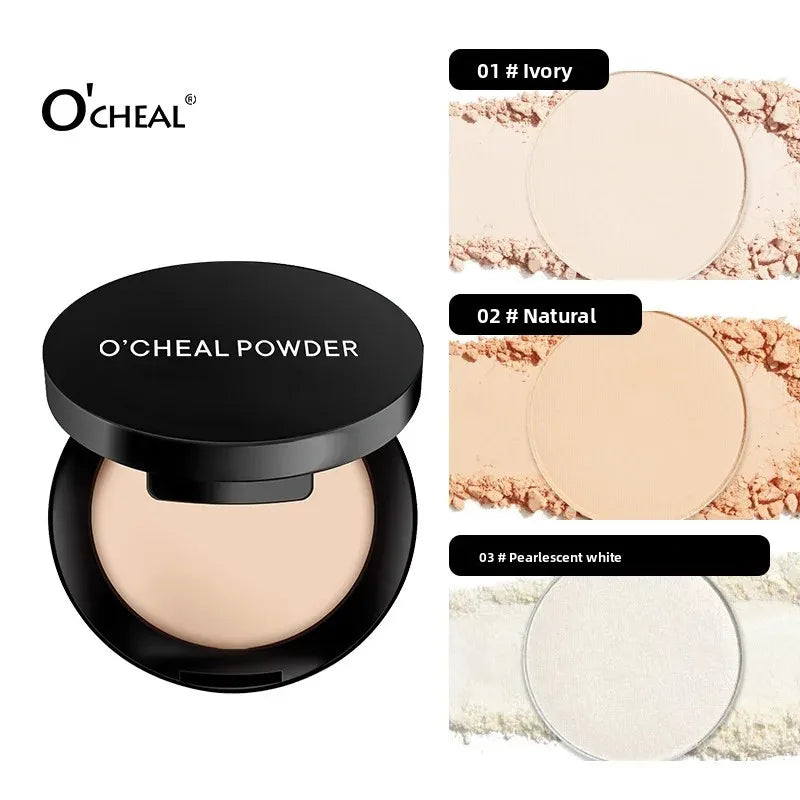 OCHEAL Lady's Loose Setting Powder Concealer Repairing Oil Control Moisturizing Waterproof Sweatproof Makeup for Women Quake