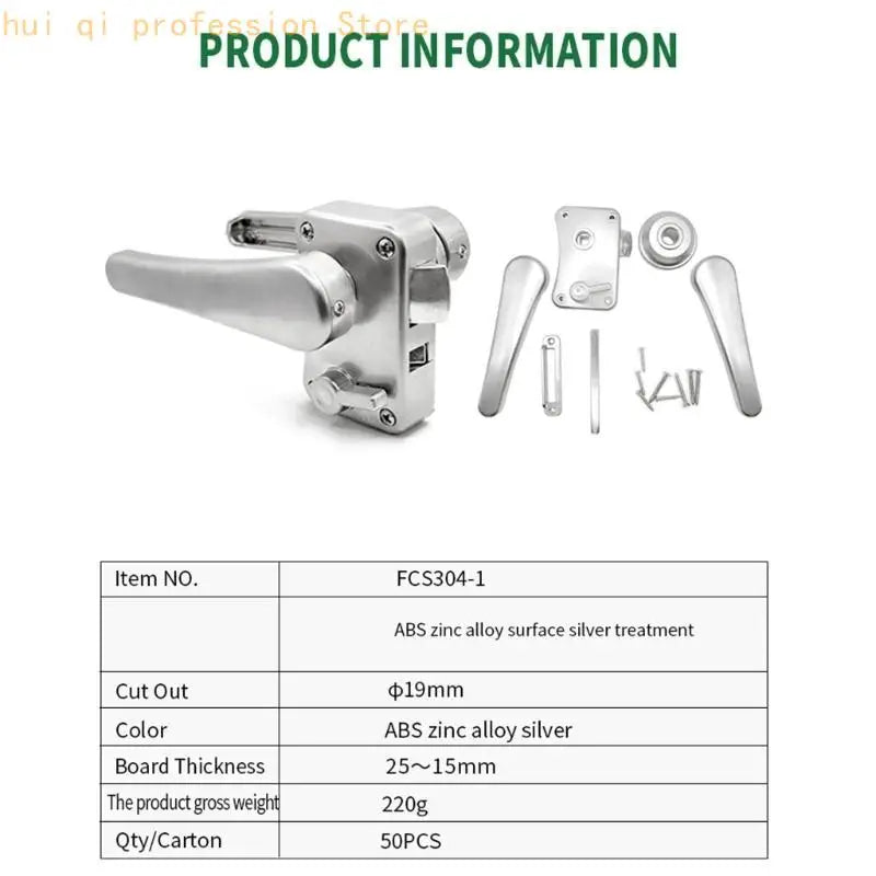 Double Opening Reversible Security Lock For Yacht Lavatory Doors Waterproof Metal Hardware Installation H8WE Quake