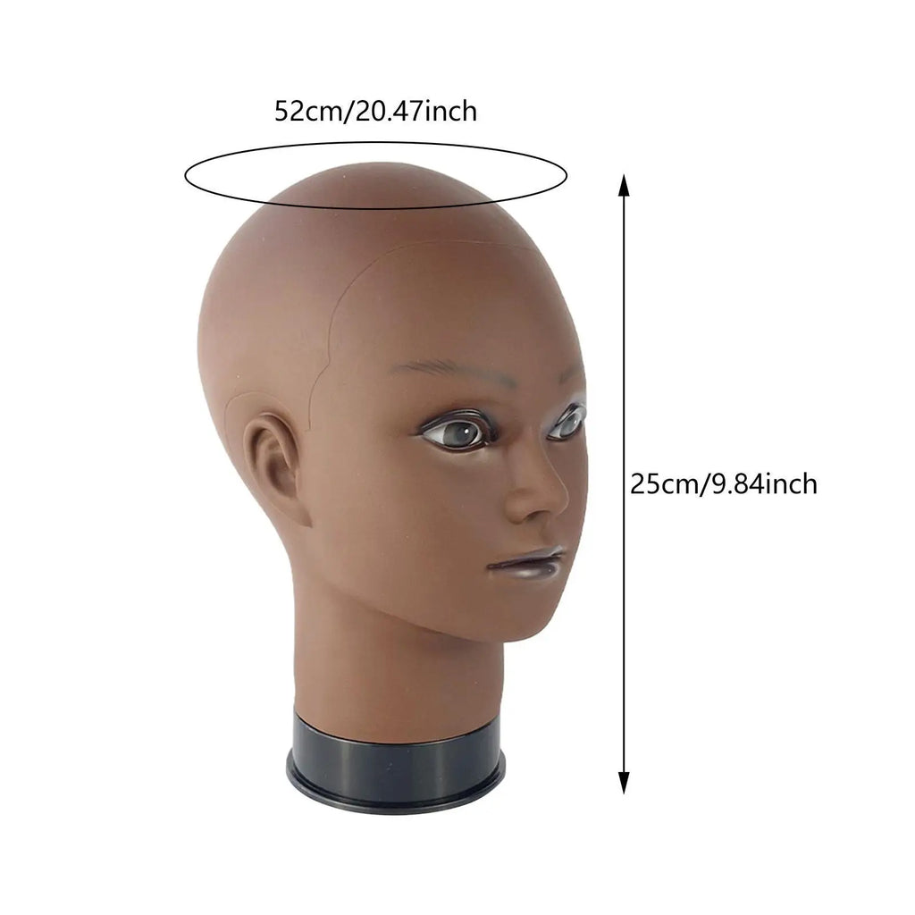 Wigs Head Mannequin Smooth Multipurpose Wigs Holder Wigs Display Stand for Hats Scarf Wigs Displaying Making Styling Hairpieces Quake
