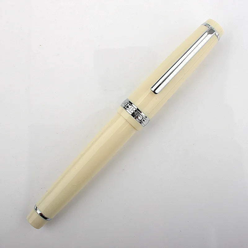 Jinhao 82 Fountain Pen Acrylic EF/F/M/Bent Nib Golden Trim with Converter Writing Pen Quake 82-19 EF 0.38MM