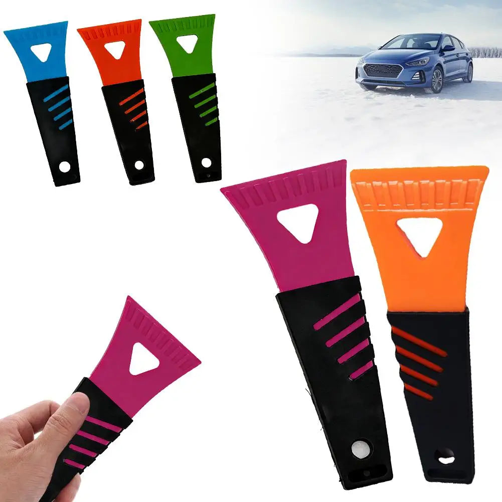 Multifunctional Plastic Car Ice Scraper Snow Shovel Kitchen Grease Removal Scraper Auto Ice Tool Car Snowplow Quake