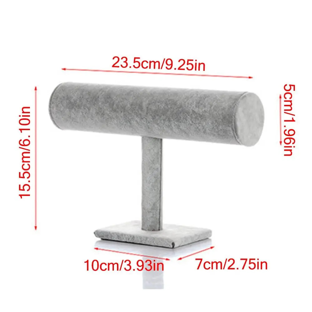 Velvet Upright Hair Ring Storage Shelf Bracelet Display Rack Jewelry Stand Watch Holder Jewelry Organizer Quake