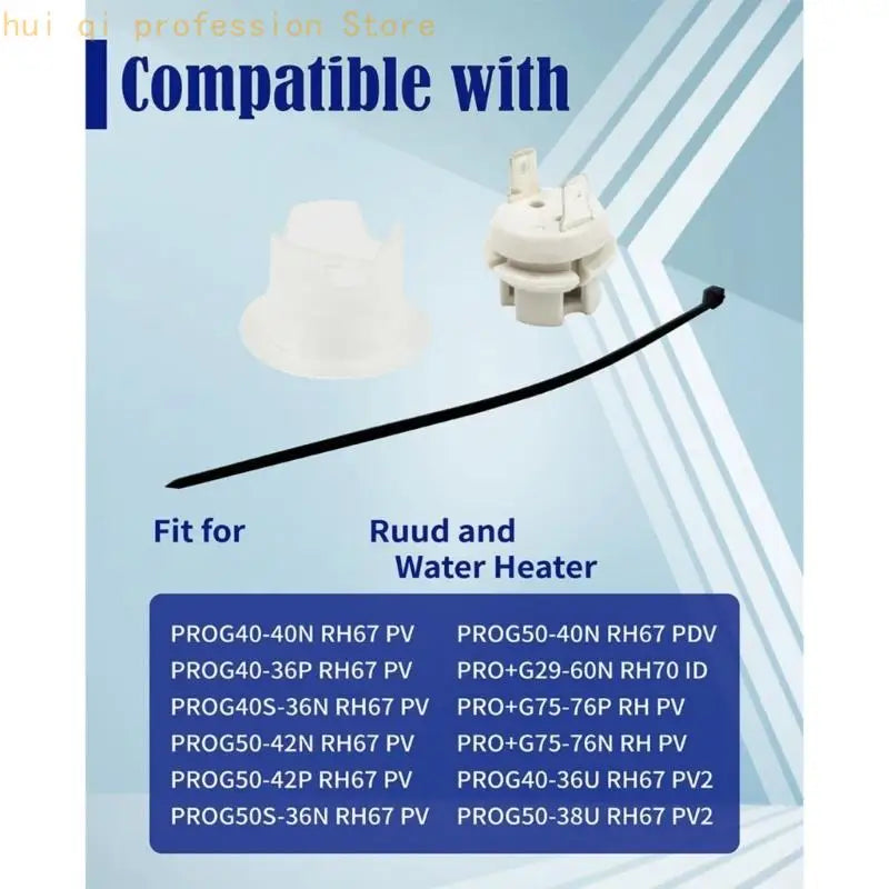 Water Heater Maintenance Replacement Component with Two Terminal Layout, Plastic Cap and Cable Tie, SP20172 Reference Detail for Quake CN