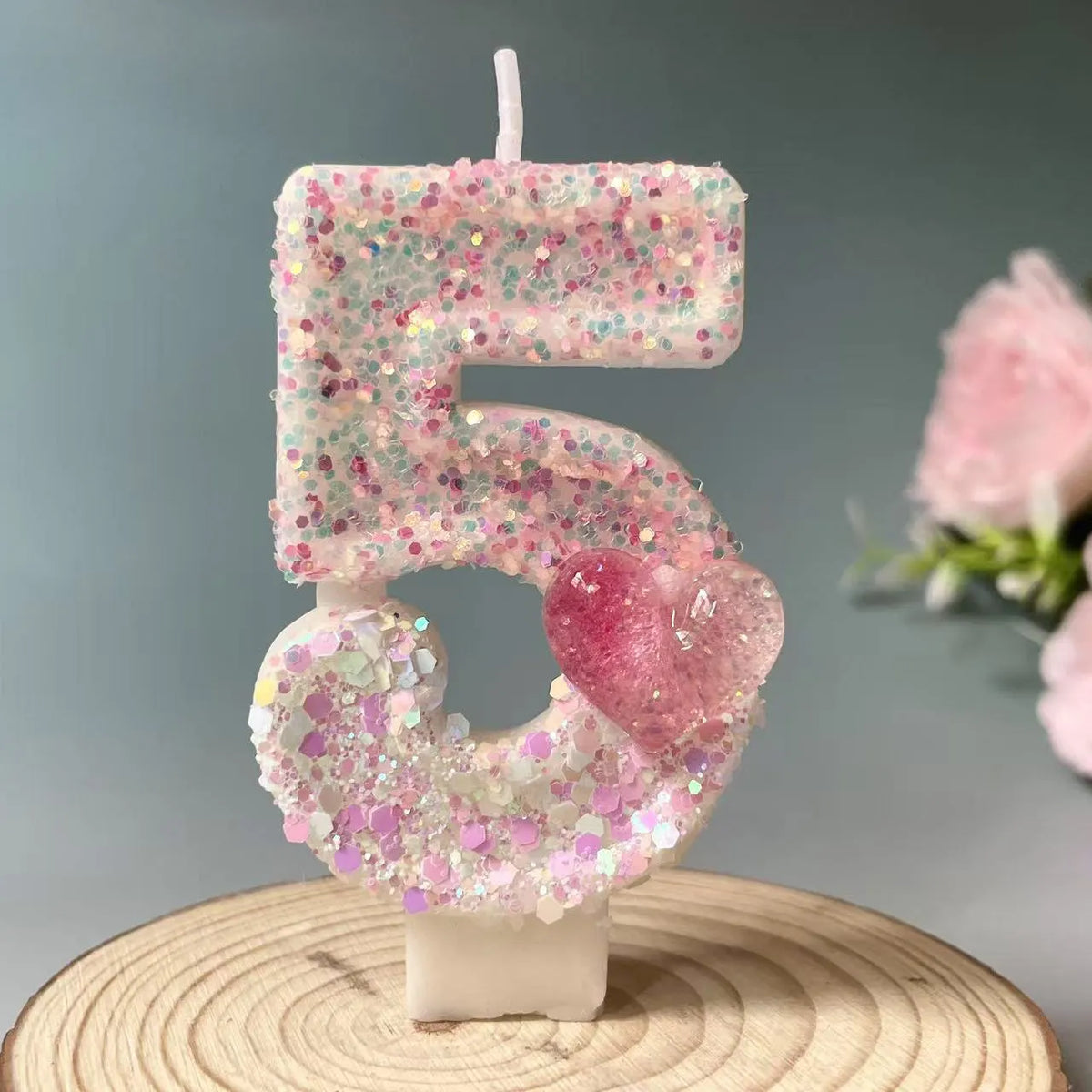 Creative Digital Candles Romantic Love Cute Styling Birthday Cake Candles Quake F