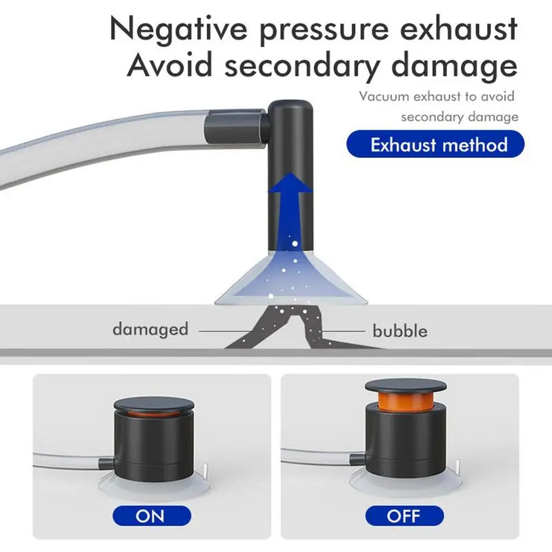 Car Windshield Glass Scratch Repair Kit Windscreen Crack Repair Tool Air Pump Type Vehicle Window Nano Glass Fluid for Car Care Quake