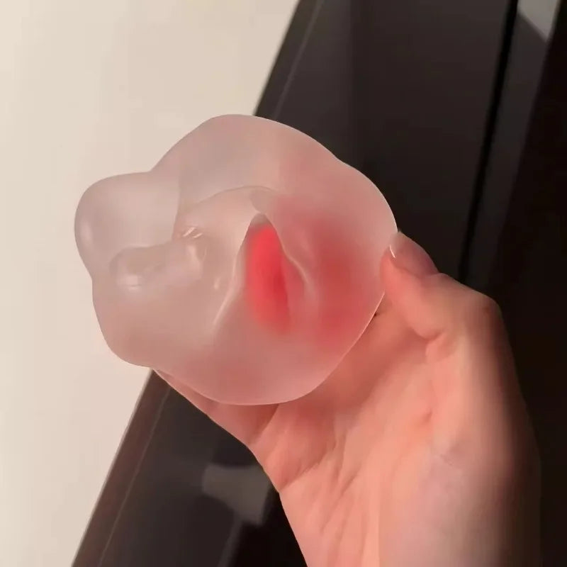Strawberry Gummies Cute Girl Style High Appearance Reusable Stress Relief Squeezing Toy Slow Rebound Ventilation Toy Quake