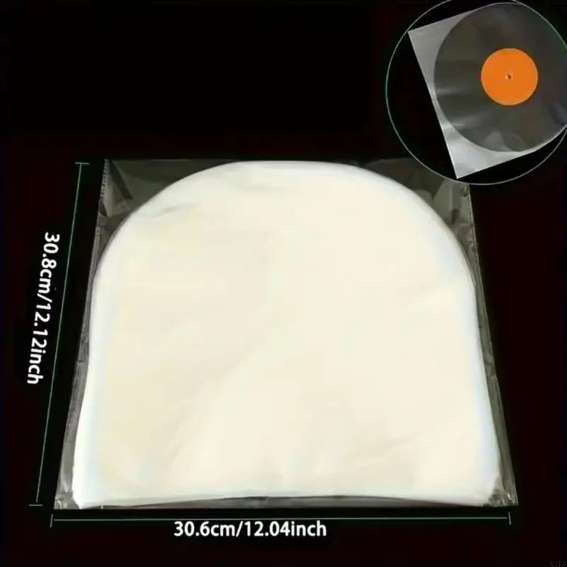 Record Album Cover Outer Sleeves Polyethylene Arched 12in Storage Guards for Dust Control, Shelf Sorting and Daily Access K1KF Quake