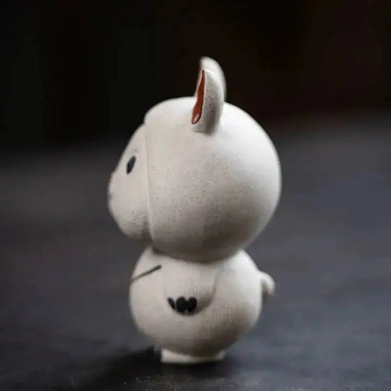 Tea Pet Zodiac Rabbit Tea Tray Hand-made Small Tea Play Ornaments Accessories Quake