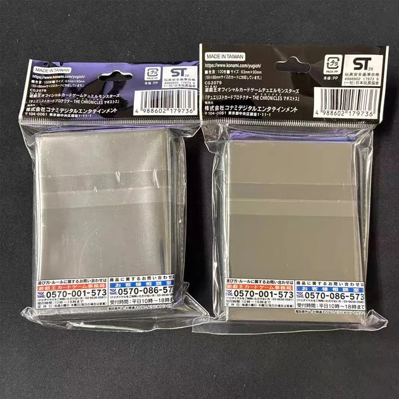 2026 New Yu-Gi-Oh! Official Chronicle Series 100Pcs Limited Card Sleeves Crowely Aleister Magistus Card Protector Anime Gift Toy Quake