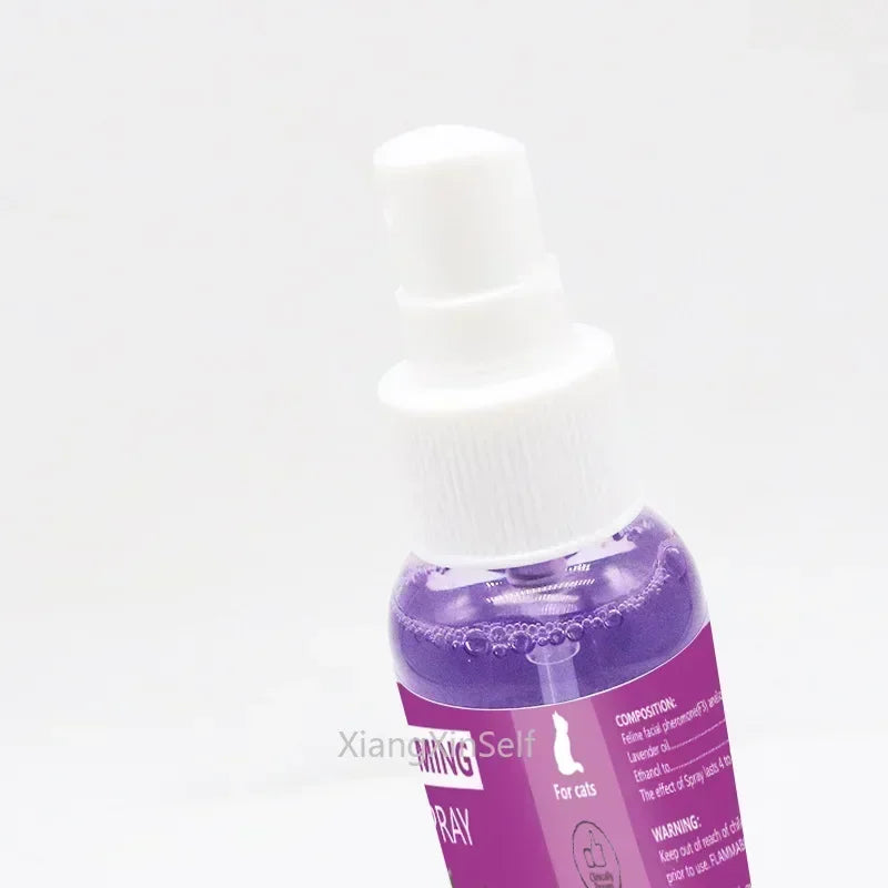60ml calming spray Feline anti stress pheromone emotional soothing spray Health Cleaning Supplies for Cats Quake