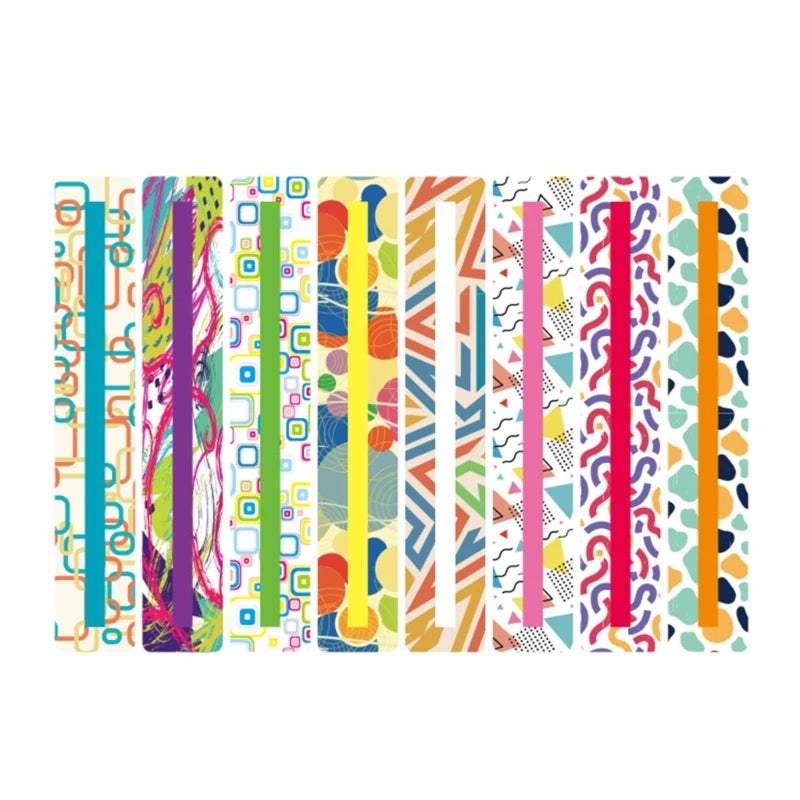 1 Pack Strips for Kids Dyslexia Tools Reading Ruler Bookmarks K1KF Quake Geometric figure sma