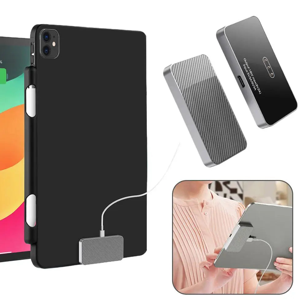 Magnetic Smart Connector Charger for iPad Pro 11"/13" Aluminum Alloy Fast Charging Module with Protective Case Accessories Quake