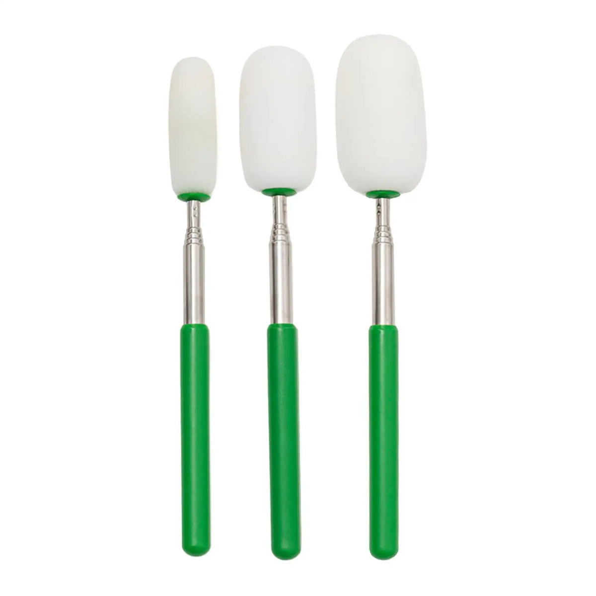 Telescoping Sponge Stick for Pottery Comfortable Handle Multiuse Detachable Sponge Head Pottery Tool for Home Office Boys Girls Quake