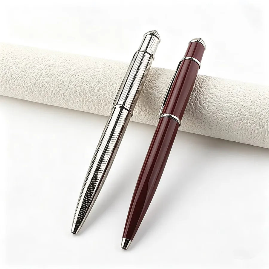 Retractable Metal Ballpoint Pen, Luxury Business Signature Pen, Smooth Writing Office Stationery,Ideal for School, Office, Quake