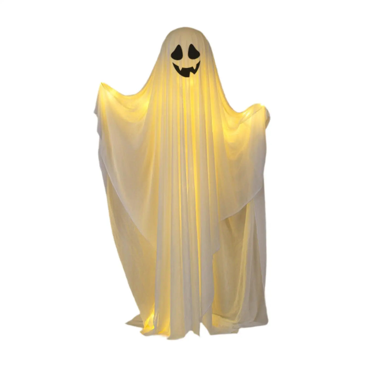 Halloween Decorations Outdoor Theme Park Layout Indoor Ornament with String Light Party Decoration for Porch Yard Garden Home Quake Smiling 165cm