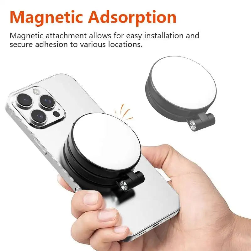 Smartphone Magnetic Fill Light Mini Selfie Light 3 Modes Adjustable Brightness for Phone Quake Default Title