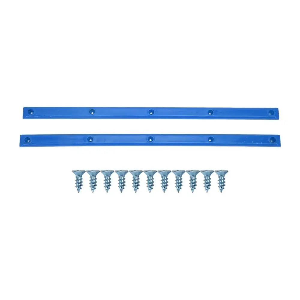 2Pcs Durable ABS Rib Bones Rails Colorful 36.5x1.7cm Skateboard Rail Guards Board Rails Skateboards Decks Quake